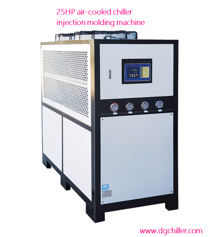 Hvor meget kraftkøler matcher 1600T-2000 sprøjtestøbemaskinen 25HP Chiller